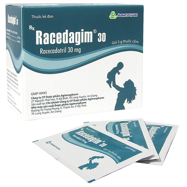 Hình ảnh Thuốc cốm Racedagim 30 Agimexpharm điều trị tiêu chảy cấp ở trẻ em (25 gói x 3g)