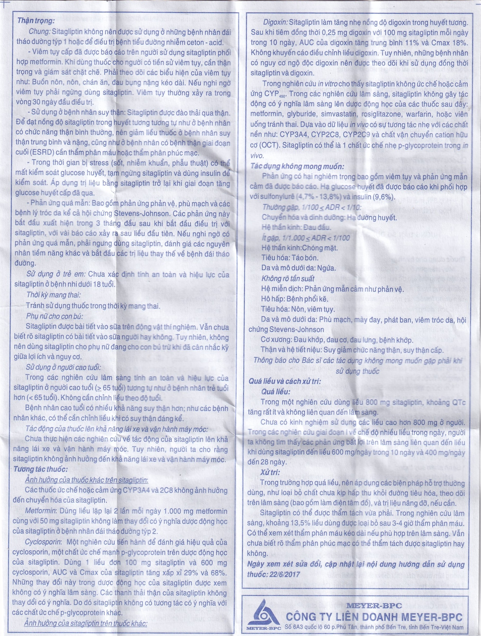 Hình ảnh Viên nén Meyersiliptin 50 Meyer - BPC hỗ trợ chế độ ăn kiêng, kiểm soát đường huyết (3 vỉ x 10 viên)