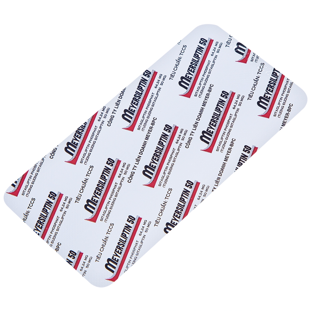 Hình ảnh Viên nén Meyersiliptin 50 Meyer - BPC hỗ trợ chế độ ăn kiêng, kiểm soát đường huyết (3 vỉ x 10 viên)