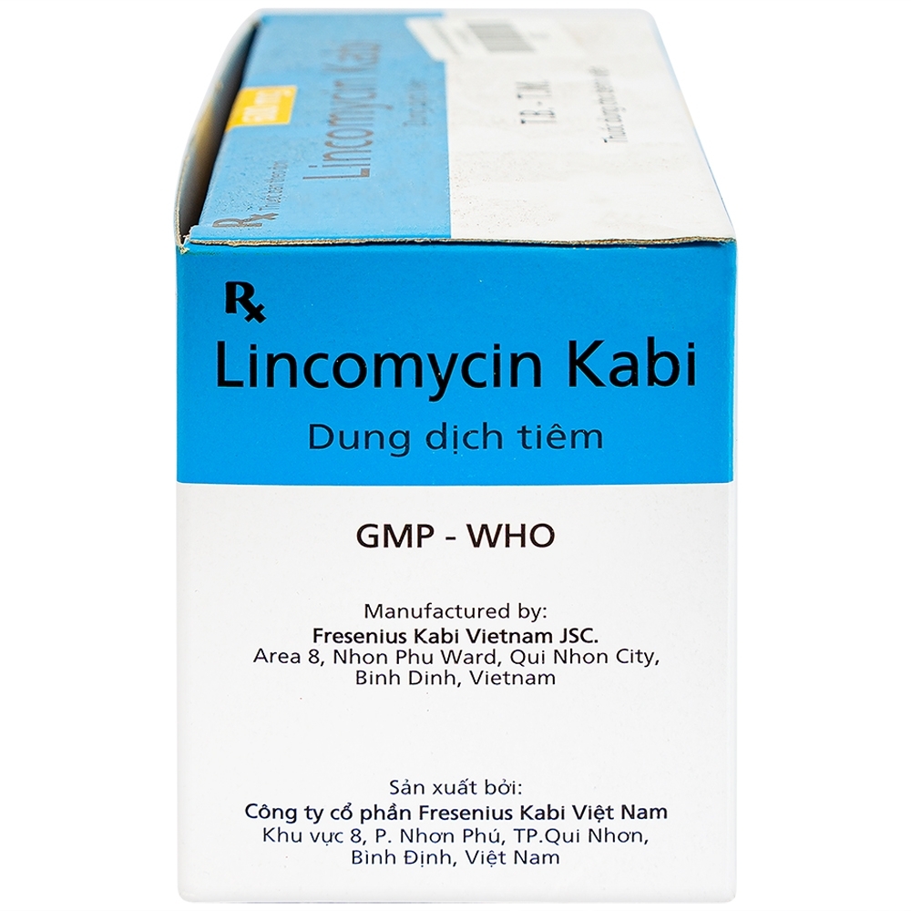 Hình ảnh Thuốc tiêm Lincomycin Kabi điều trị nhiễm khuẩn nặng (50 ống x 2ml)