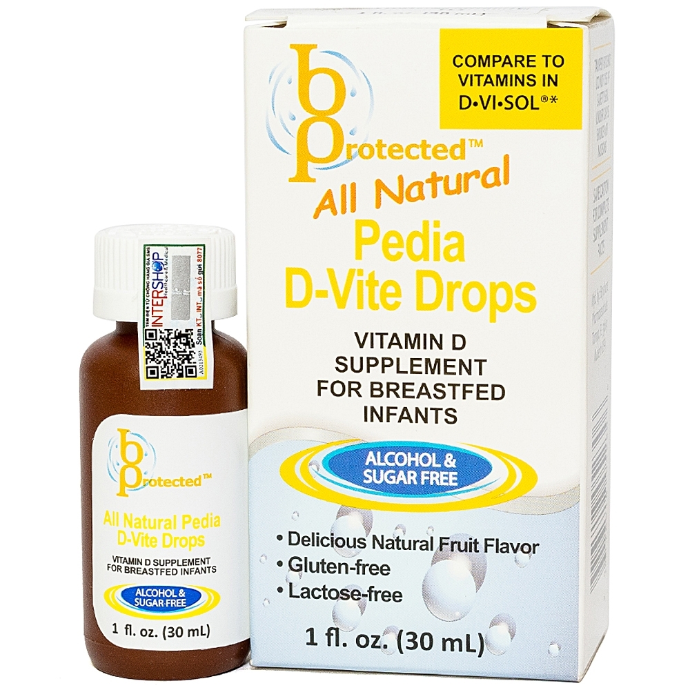 Hình ảnh Dung dịch Pedia D - Vite Drops bổ sung Vitamin D3 giúp phát triển xương răng (30ml)
