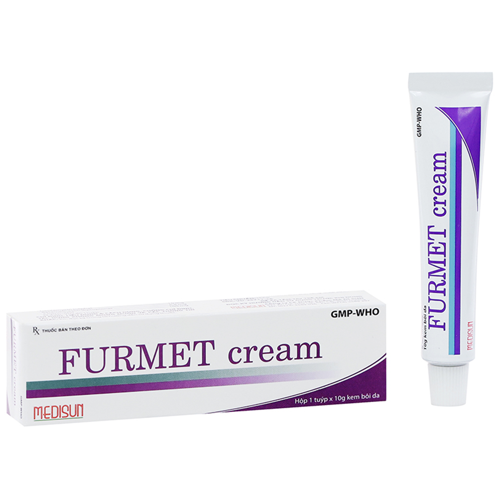 Hình ảnh Thuốc bôi Furmet Cream Medisun hỗ trợ điều trị nhiễm trùng da (10g)