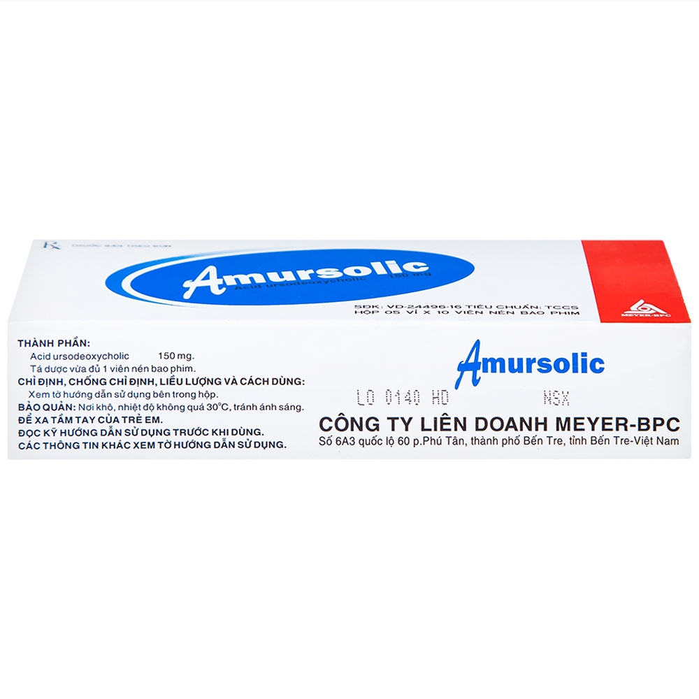 Hình ảnh Thuốc Amursolic Meyer hỗ trợ làm tan sỏi cholesterol (5 vỉ x 10 viên)