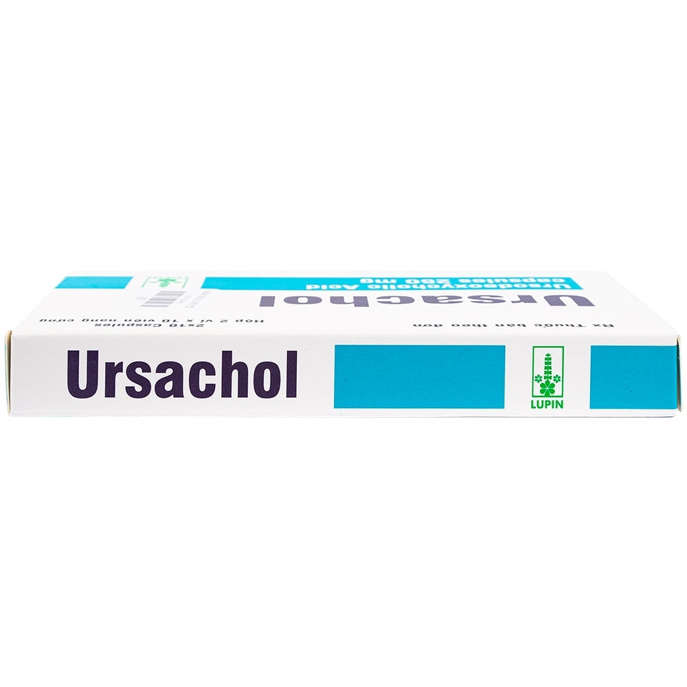 Hình ảnh Thuốc Ursachol 250mg Lupin điều trị xơ gan mật nguyên phát (2 vỉ x 10 viên)