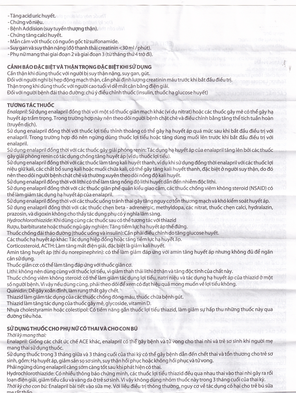 Hình ảnh Thuốc Ebitac 12.5 Farkmak điều trị suy tim, tăng huyết áp (2 vỉ x 10 viên)