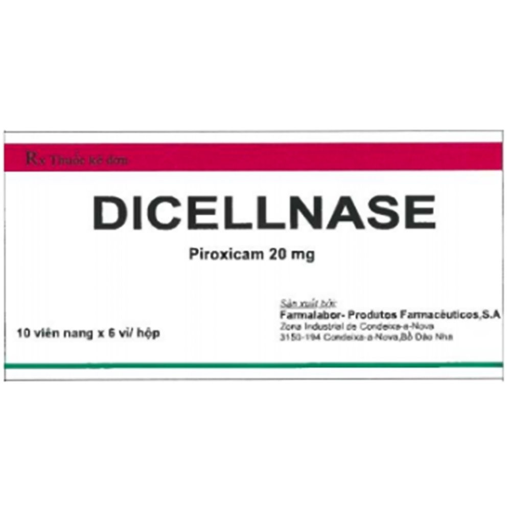 Hình ảnh Thuốc Dicellnase Farma Glow điều trị viêm khớp dạng thấp, thoái hóa khớp (6 vỉ x 10 viên)