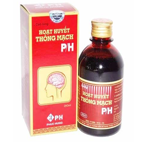 Hình ảnh Cao lỏng Hoạt Huyết Thông Mạch P/H giúp hoạt huyết, bổ huyết (250ml)