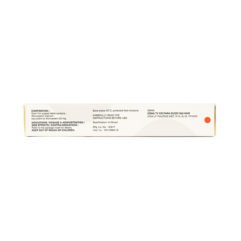 Hình ảnh Thuốc Troytor 20 Troikka hỗ trợ giảm cholesterol toàn phần (3 vỉ x 10 viên) 