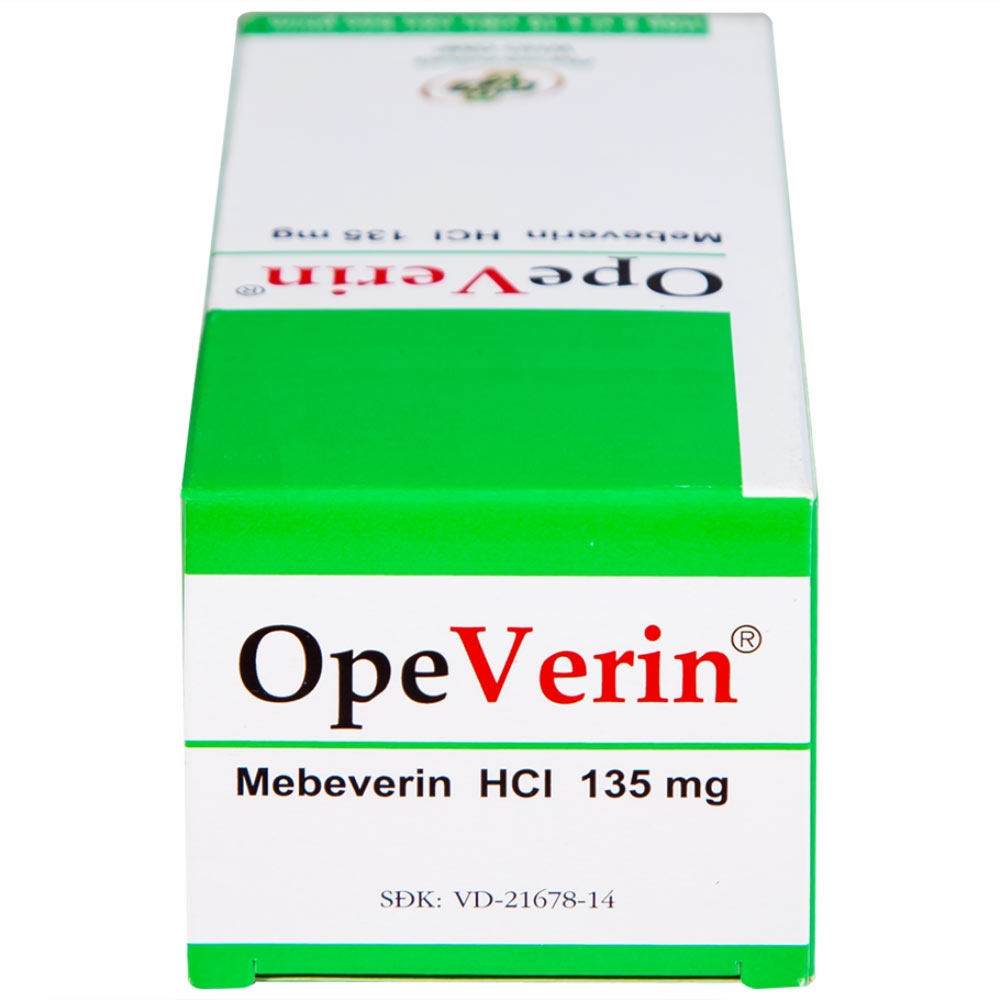 Hình ảnh Thuốc OpeVerin 135mg OPV điều trị hội chứng ruột kích thích (5 vỉ x 10 viên)