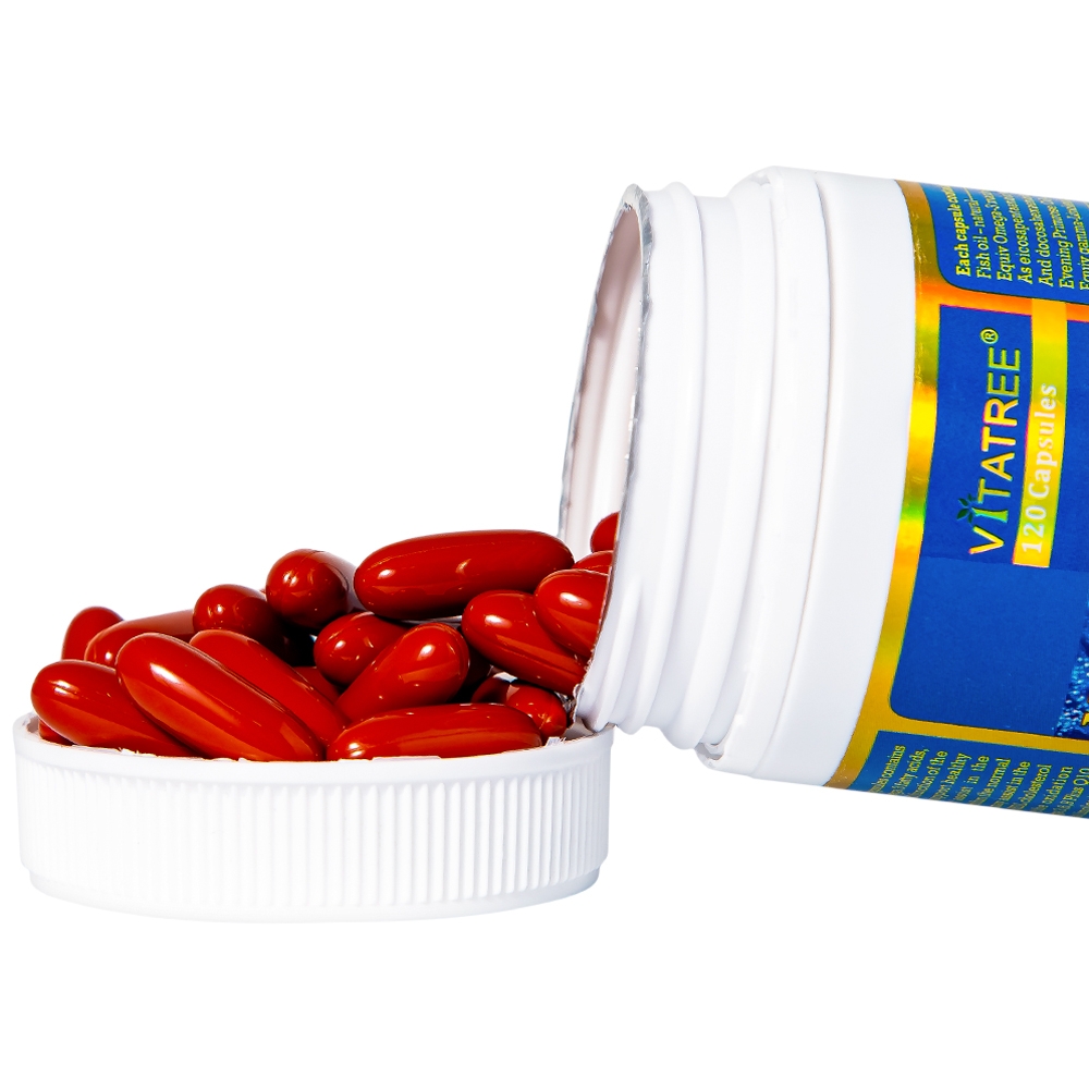 Hình ảnh Viên uống Vitatree Mega Omega 3,6,9 Plus Q10 hỗ trợ duy trì sức khỏe của hệ tim mạch (120 viên)