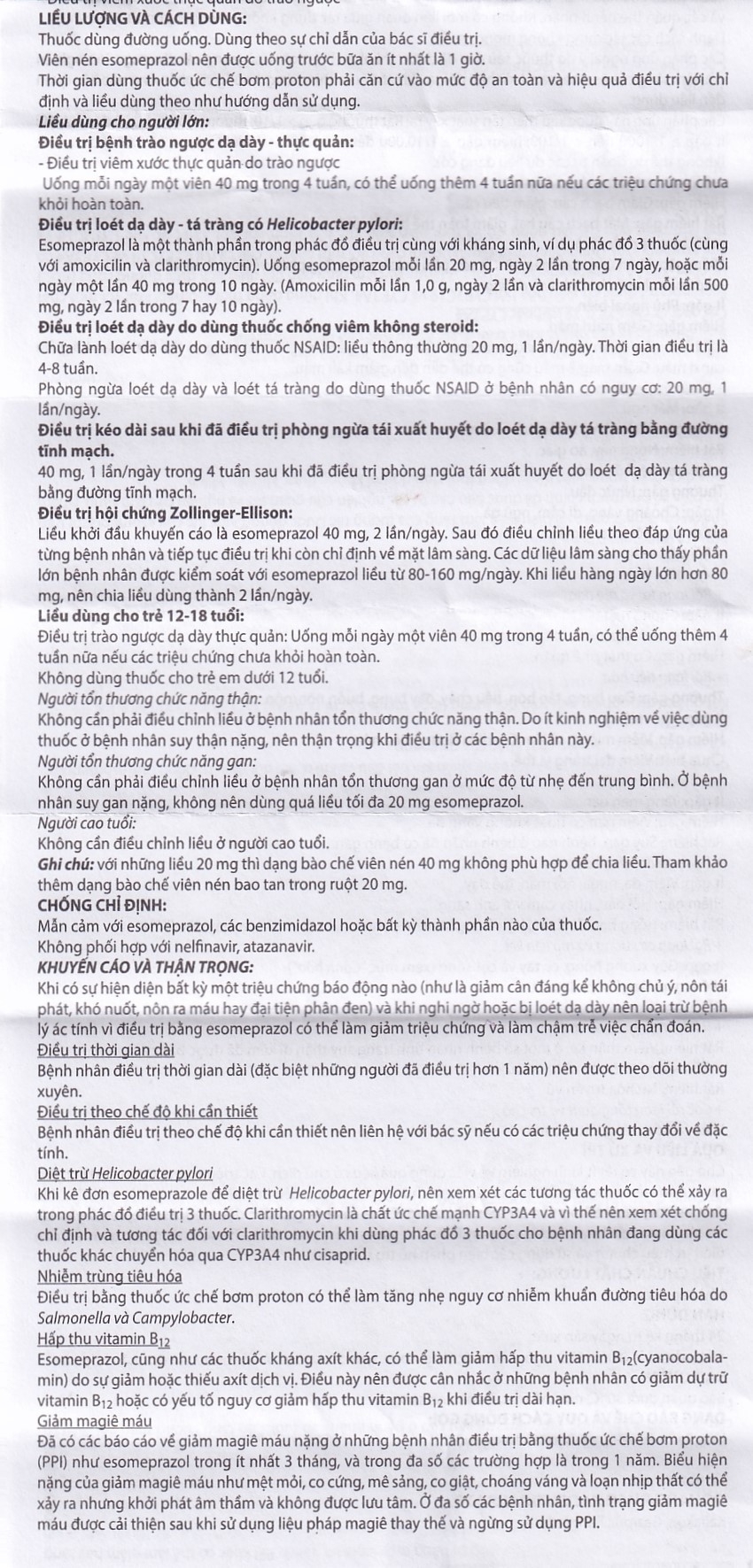 Hình ảnh Thuốc Esomaxcare 40 điều trị trào ngược dạ dày thực quản (3 vỉ x 10 viên)