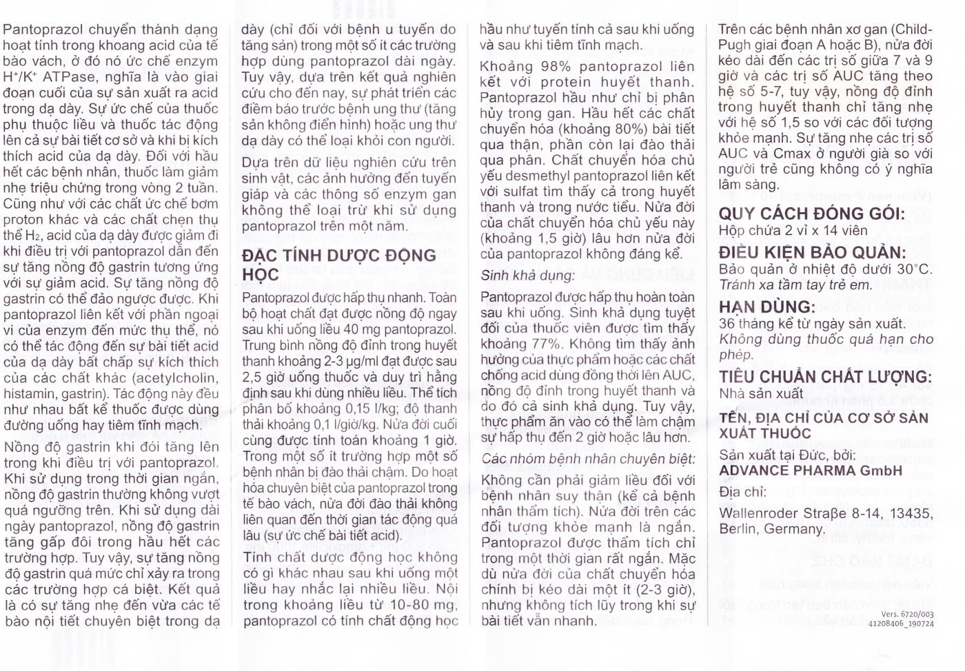 Hình ảnh Viên nén Panto-Denk 40 điều trị loét tá tràng, loét dạ dày (2 vỉ x 14 viên)