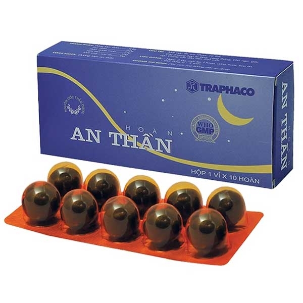 Hình ảnh Thuốc Hoàn An Thần Traphaco điều trị mất ngủ do suy nhược cơ thể (1 vỉ x 10 viên)