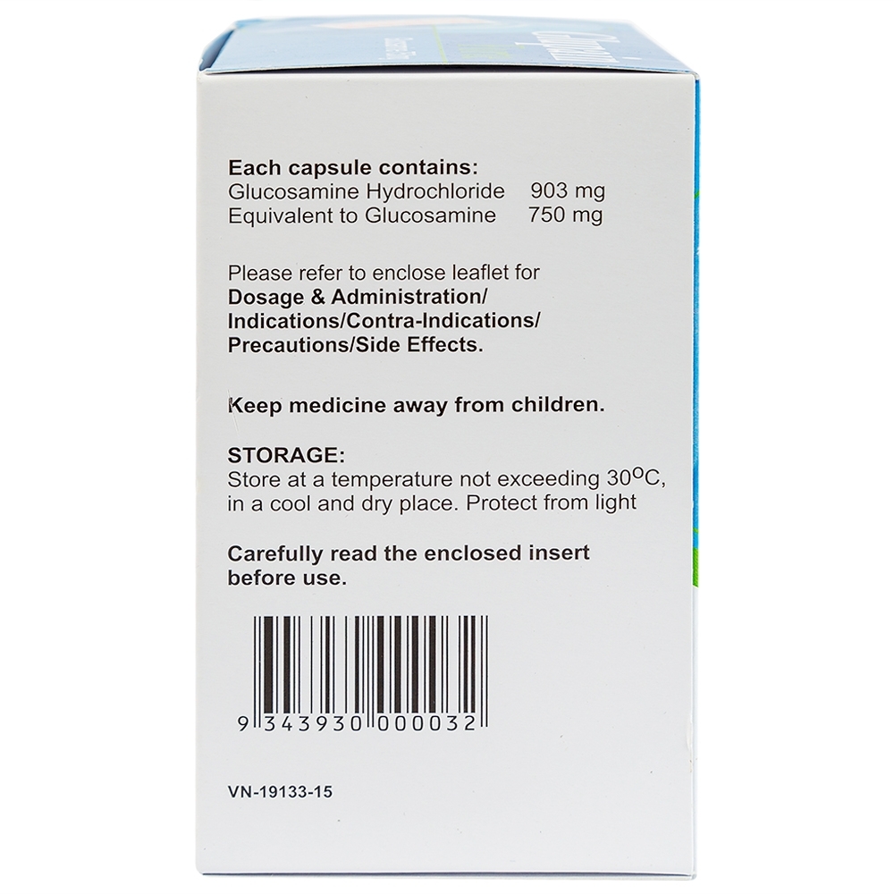 Hình ảnh Thuốc Glupain Forte 750mg CMPS giảm thoái hoá khớp (10 vỉ x 10 viên)