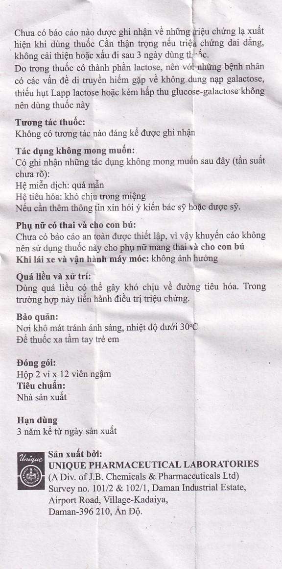 Hình ảnh Viên ngậm Cufo Lozenges vị nho hỗ trợ điều trị trong nhiễm khuẩn hầu, họng, miệng (2 vỉ x 12 viên)