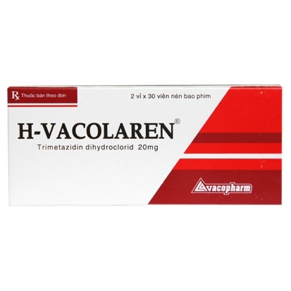 Hình ảnh Thuốc H-Vacolaren 20mg Vacopharm điều trị đau thắt ngực (2 vỉ x 30 viên)