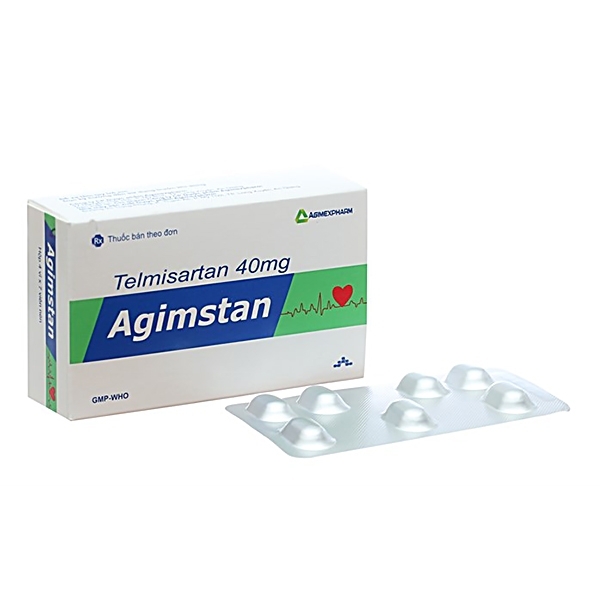 Hình ảnh Thuốc Agimstan Agimexpharm điều trị tăng huyết áp (4 vỉ x 7 viên)