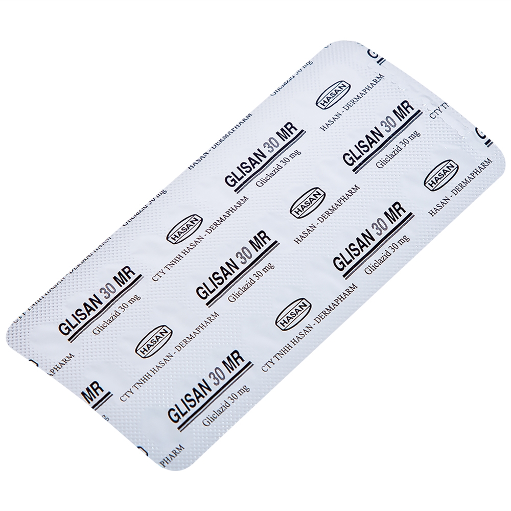 Hình ảnh Thuốc Glisan 30 MR Hasan điều trị đái tháo đường típ 2 (10 vỉ x 30 viên)