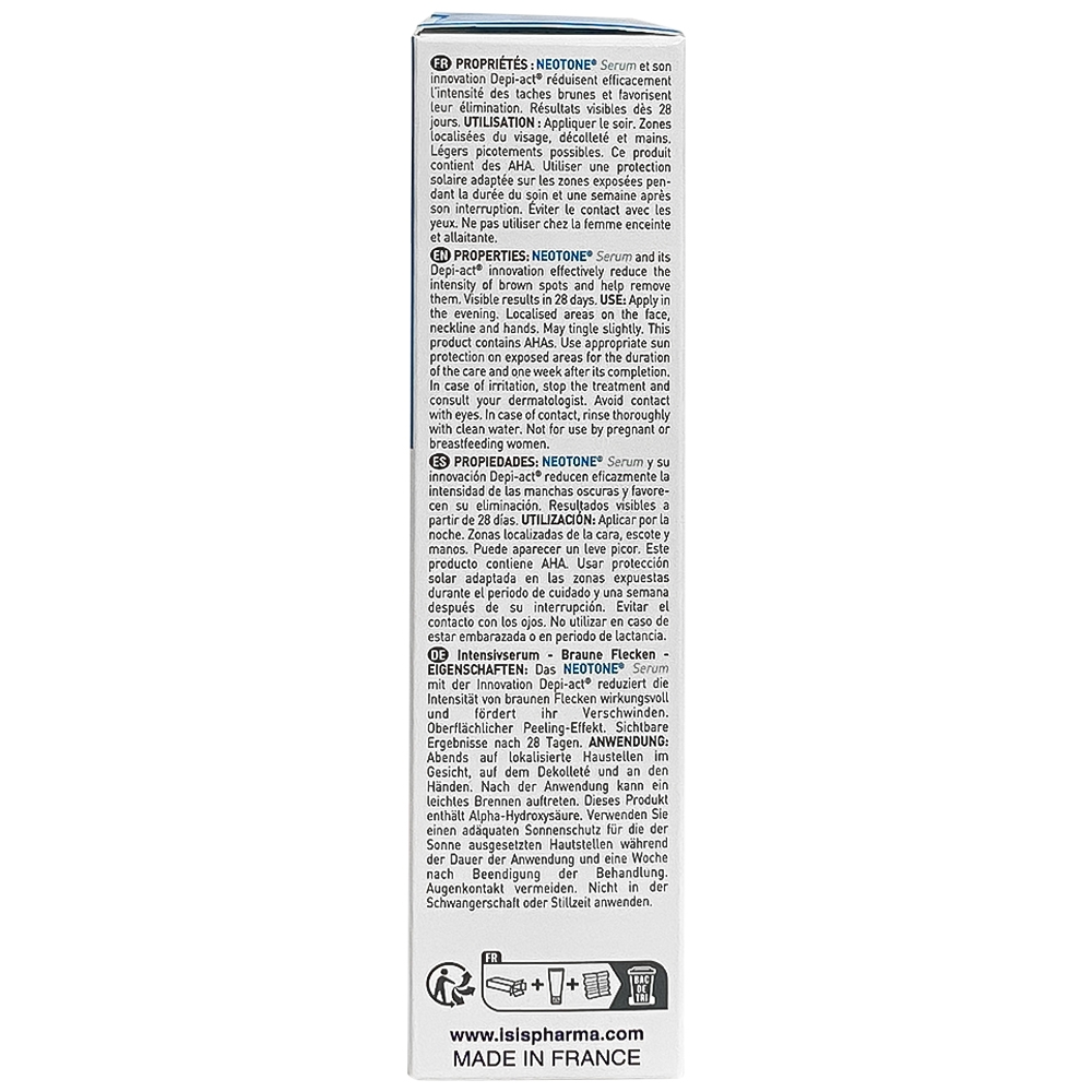 Hình ảnh Tinh chất Neotone Serum IsisPharma điều trị nám cho da nhạy cảm (30ml)