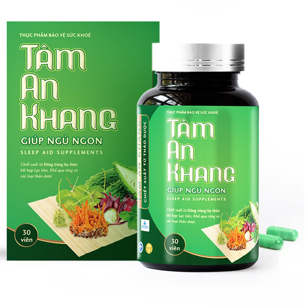 Hình ảnh Viên uống Tâm An Khang giúp ngủ ngon (30 viên)