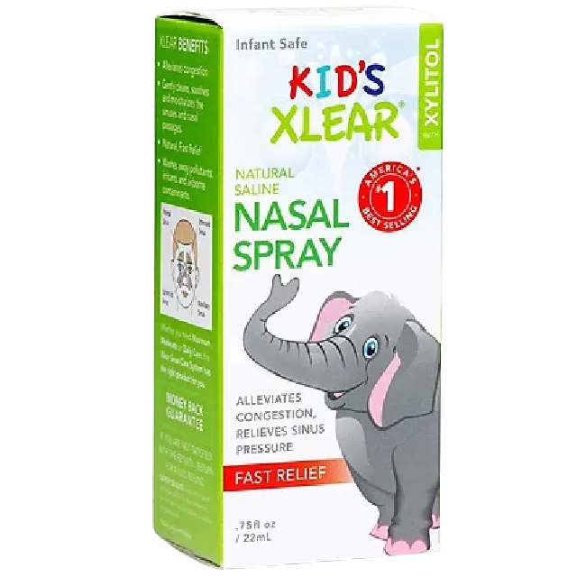 Hình ảnh Thuốc Nasal Spray 22ml Kid's Xlear giảm áp xoang, làm sạch xoang mũi, rửa sạch bụi bẩn