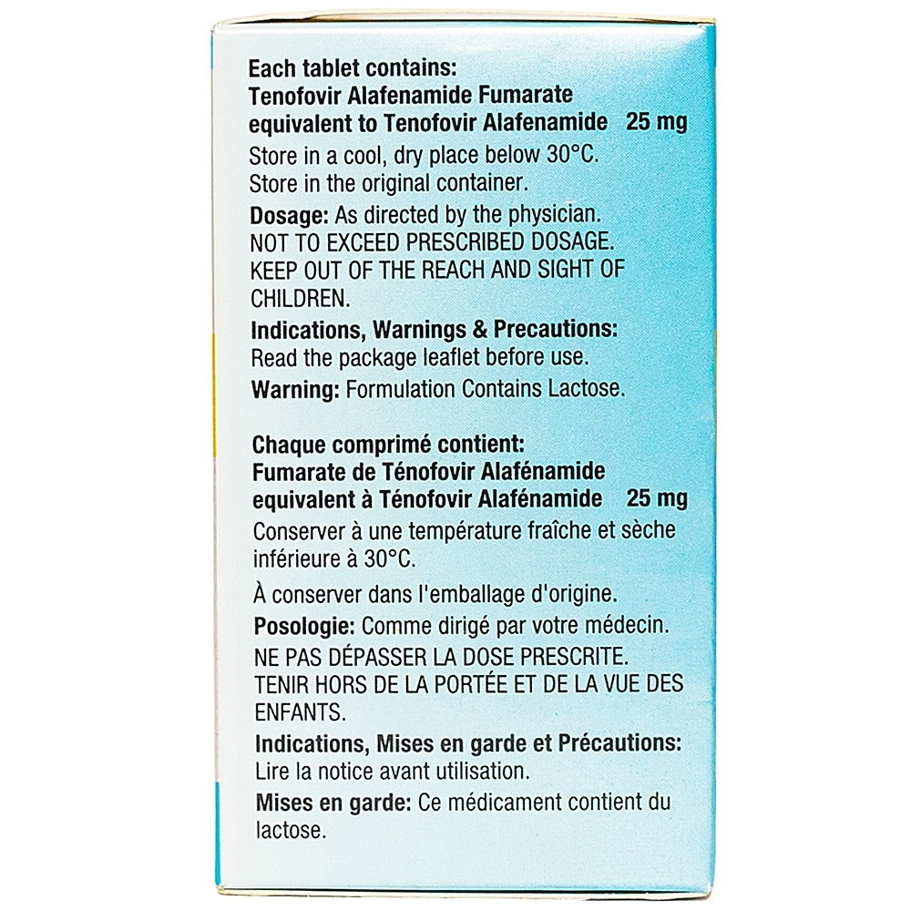 Hình ảnh Thuốc Hepbest 25mg điều trị nhiễm virus viêm gan B mạn tính (30 viên)