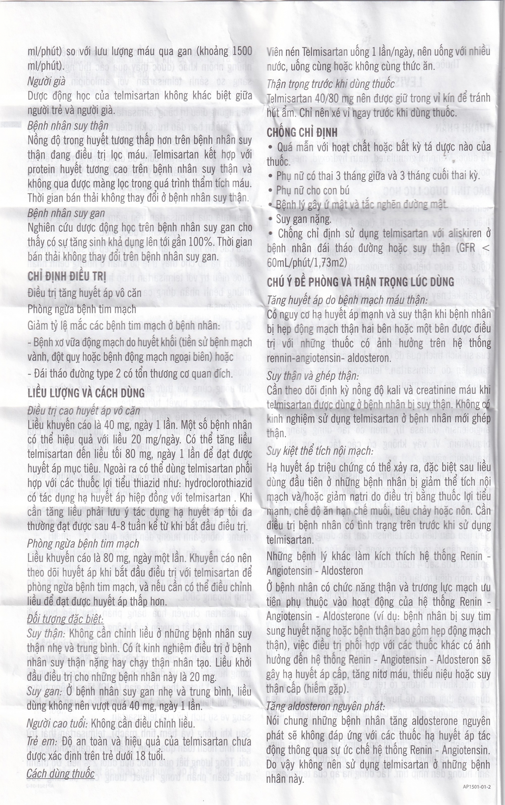 Hình ảnh Viên nén Levistel 80 Tada Pharma điều trị tăng huyết áp, suy tim (4 vỉ x 7 viên)