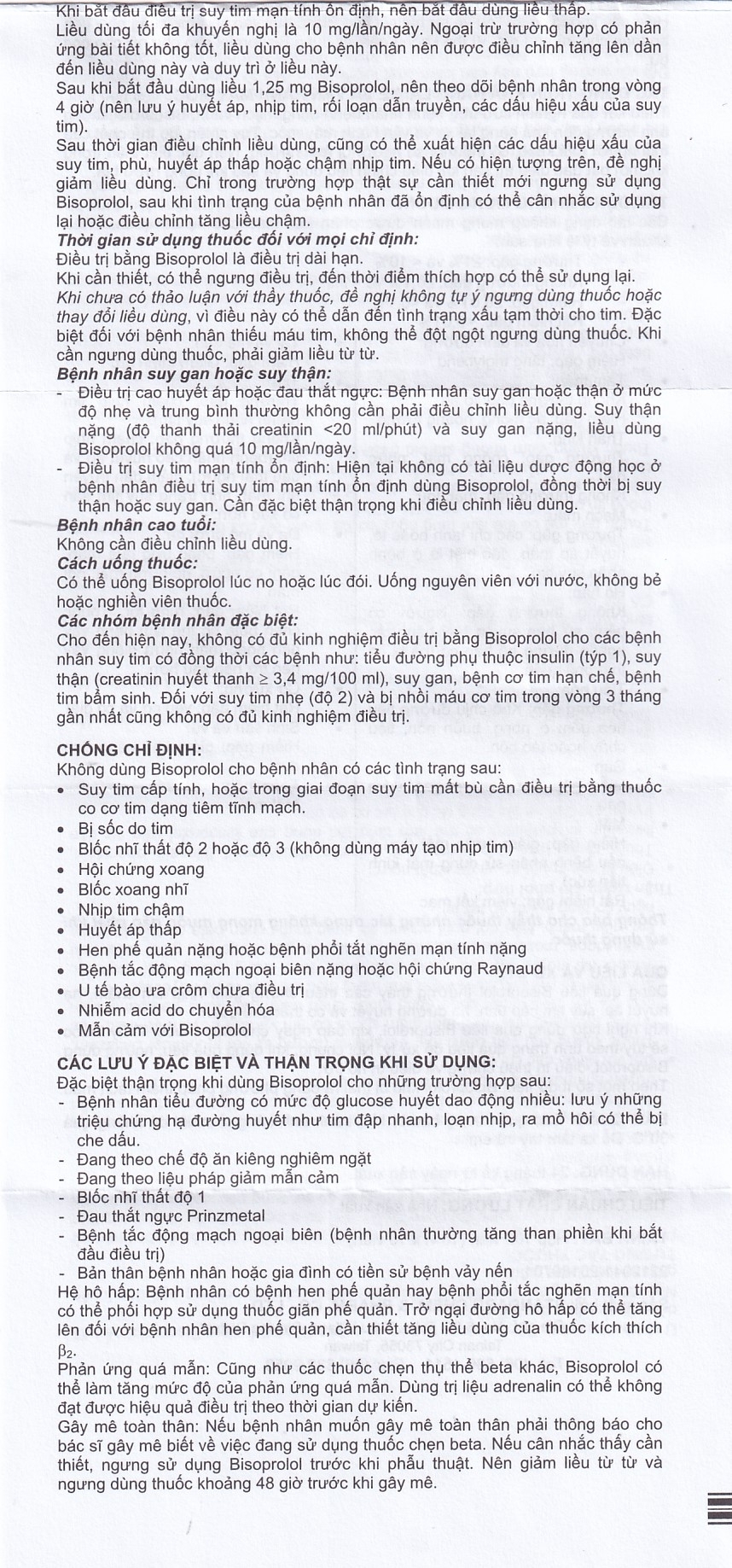 Hình ảnh Thuốc Bisolota 5mg điều trị cao huyết áp (10 vỉ x 10 viên)