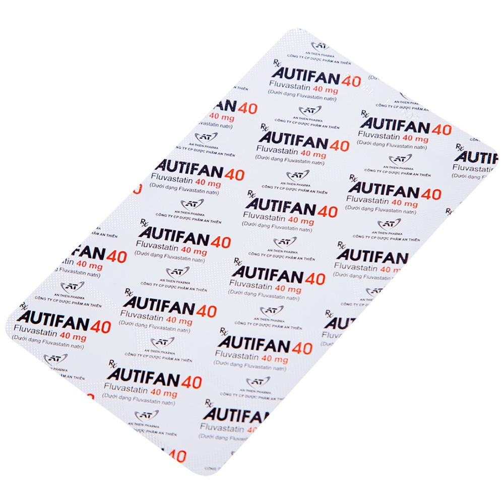 Hình ảnh Thuốc Autifan 40 An Thiên điều trị rối loạn lipid huyết (3 vỉ x 10 viên)