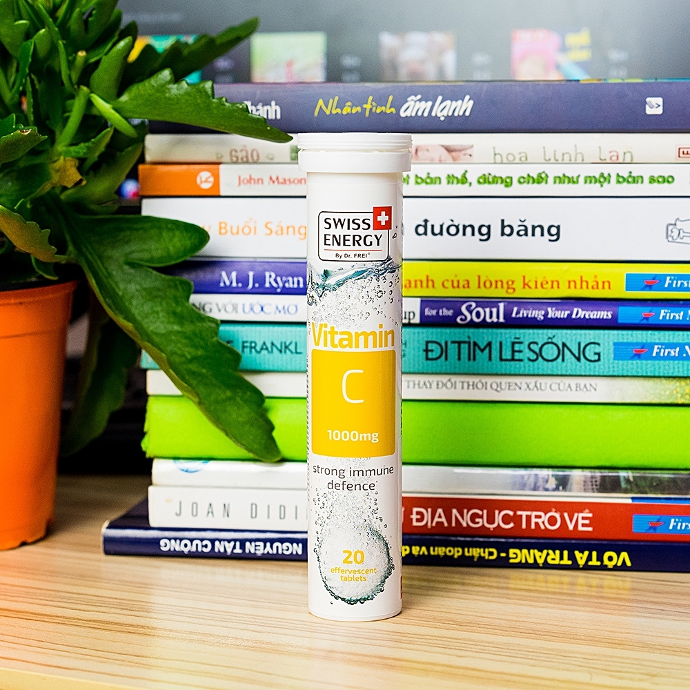 Hình ảnh Viên sủi Vitamin C 1000mg Swiss Energy tăng cường khả năng miễn dịch và giảm quá trình lão hóa (20 viên)