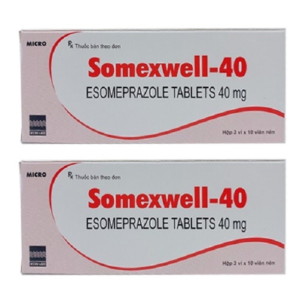 Hình ảnh Thuốc Somexwell-40mg Micro điều trị trào ngược dạ dày (3 vỉ x 10 viên)