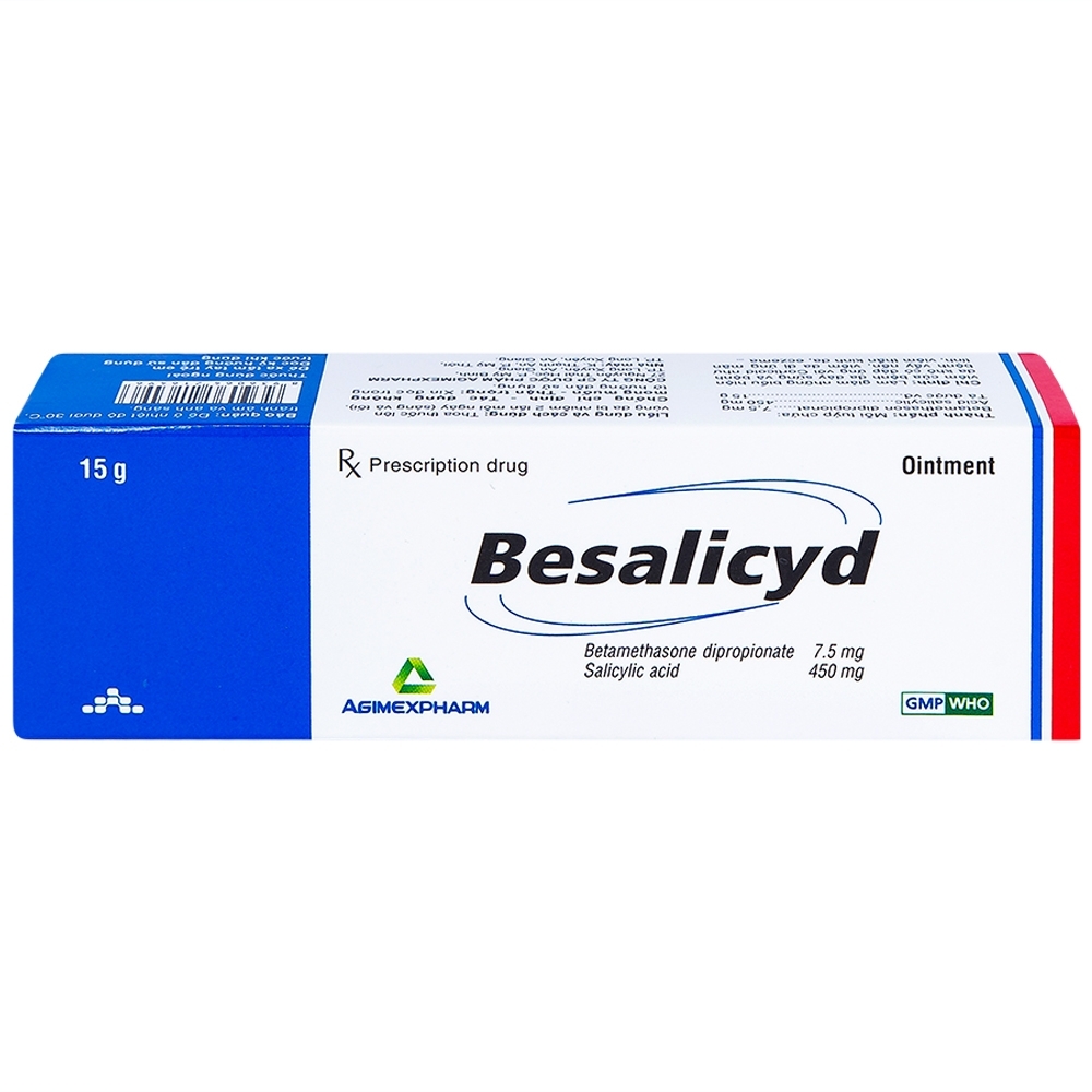 Hình ảnh Thuốc mỡ Besalicyd Agimexpharm điều trị vẩy nến, viêm da dị ứng mãn tính (15g)