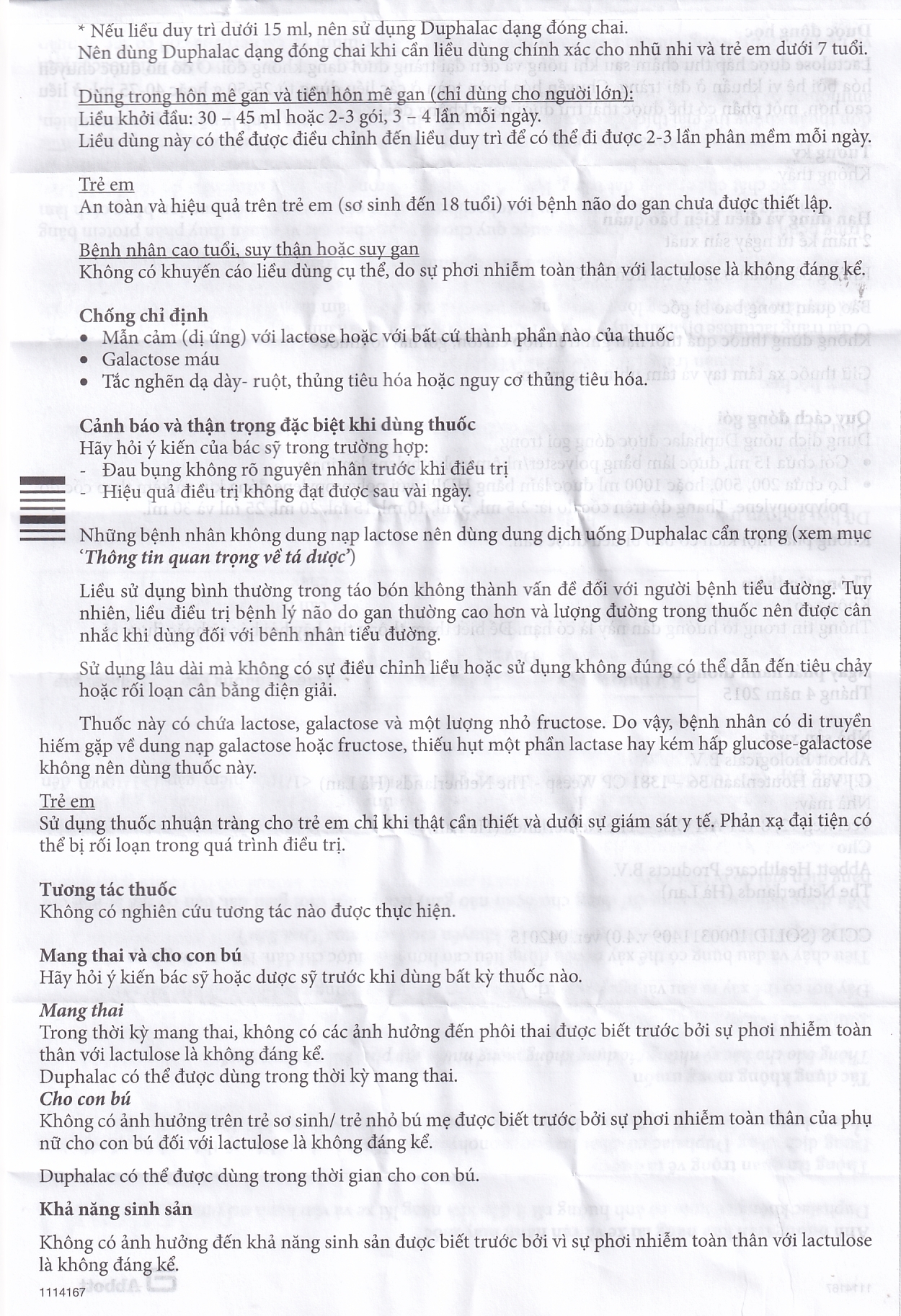 Hình ảnh Siro Duphalac Abbott điều trị táo bón (200ml)