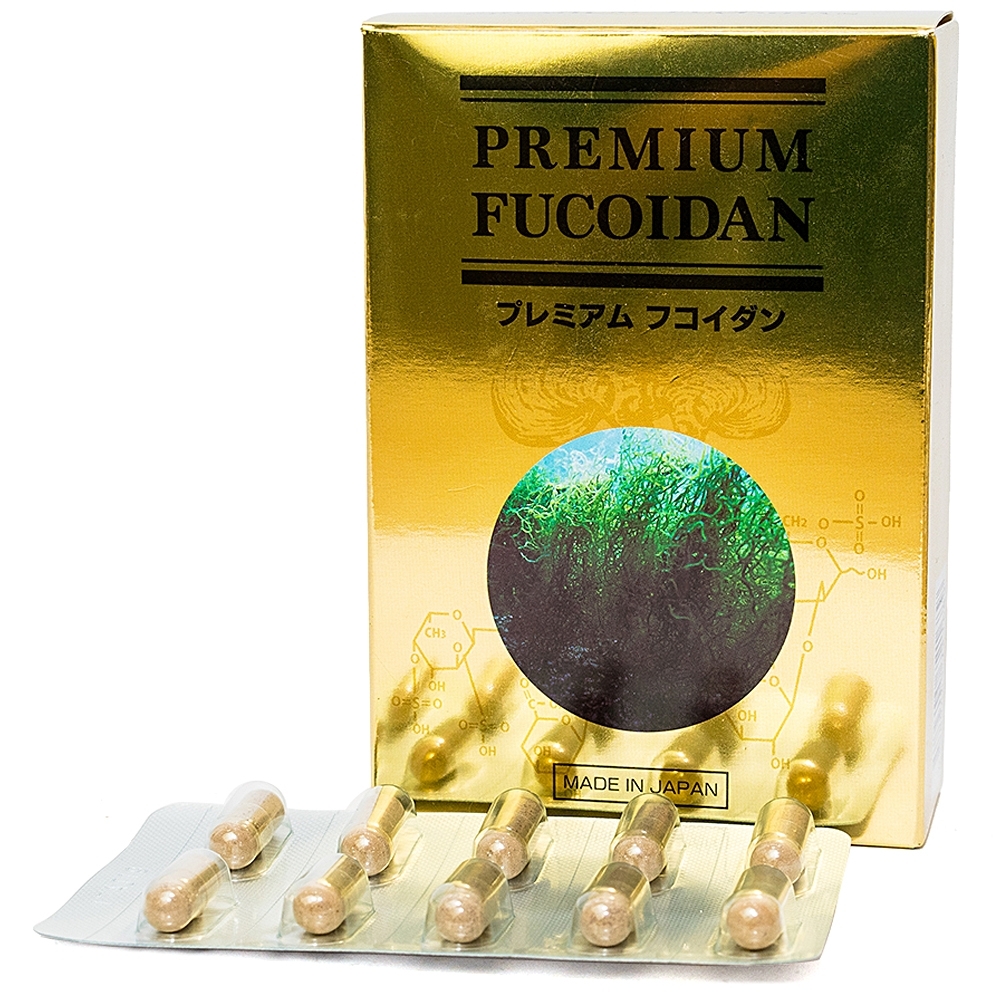 Hình ảnh Viên uống Premium Fucoidan Jpanwell tăng cường sức đề kháng và miễn dịch (3 vỉ x 10 viên)