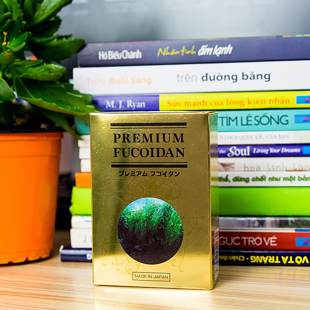 Hình ảnh Viên uống Premium Fucoidan Jpanwell tăng cường sức đề kháng và miễn dịch (3 vỉ x 10 viên)
