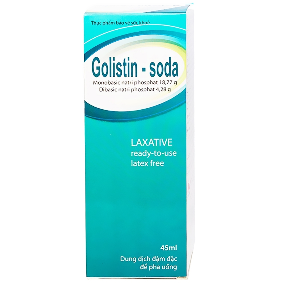 Hình ảnh Dung dịch Golistin-Soda CPC1 làm sạch phân trước khi phẫu thuật, chụp X-quang, nội soi (45ml)