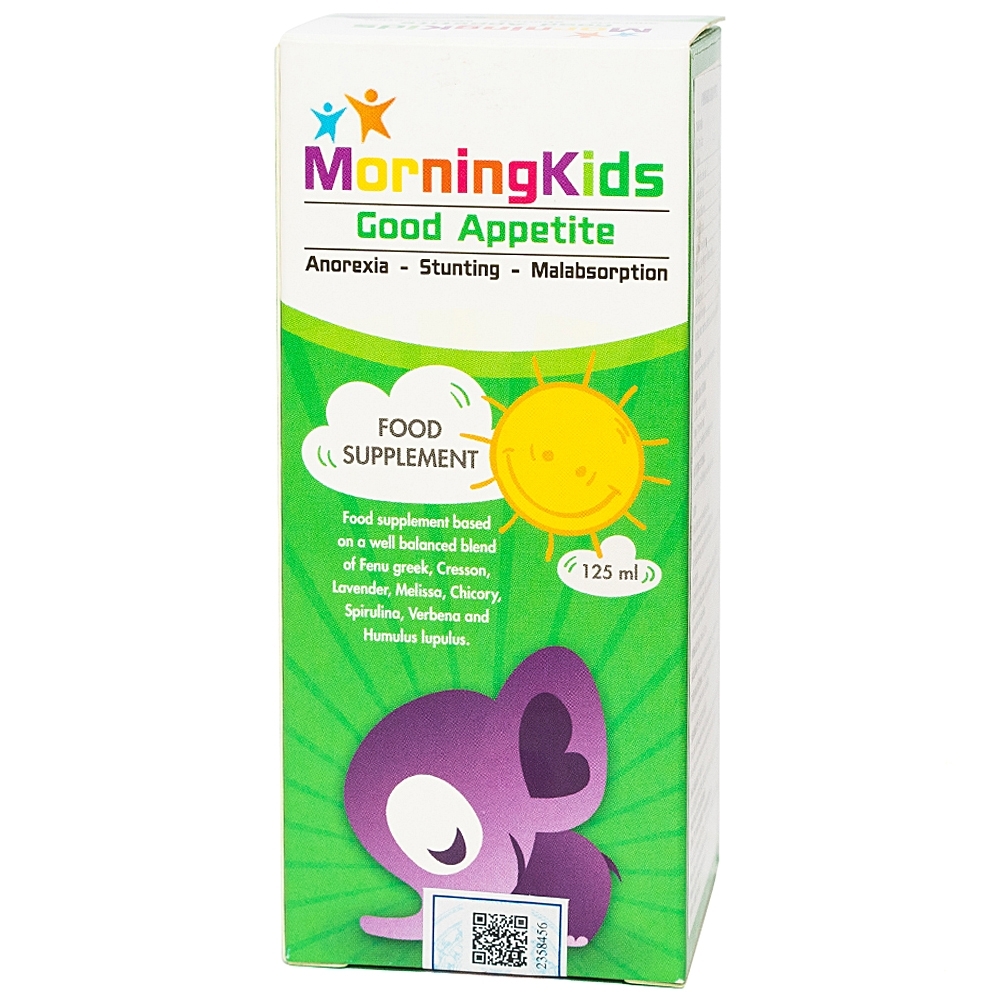 Hình ảnh Dung dịch MorningKids Good Appetite tăng cường tiêu hóa, giúp ăn ngon miệng (125ml)