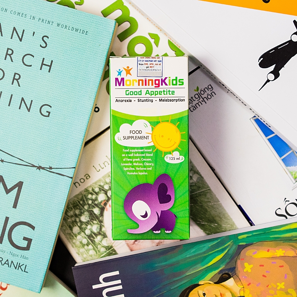 Hình ảnh Dung dịch MorningKids Good Appetite tăng cường tiêu hóa, giúp ăn ngon miệng (125ml)