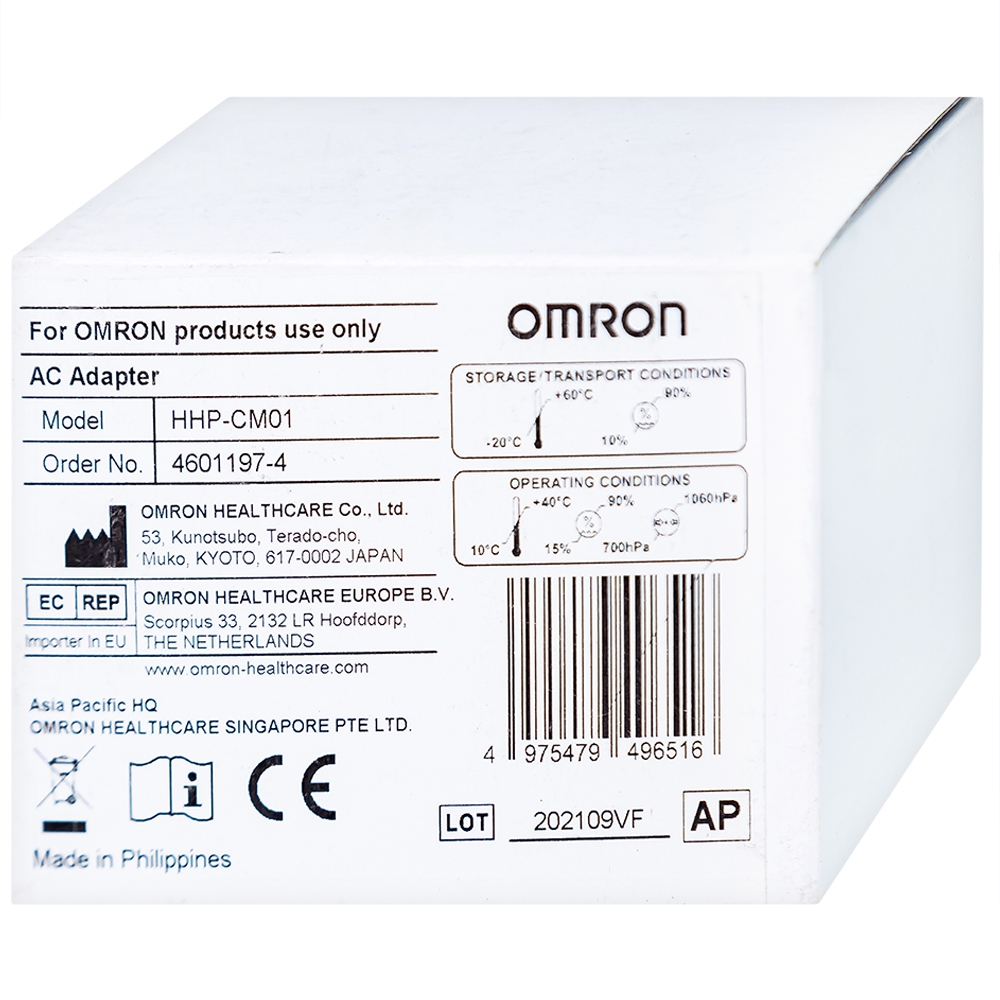 Hình ảnh Bộ đổi điện máy đo huyết áp Omron HHP-CM01-AP