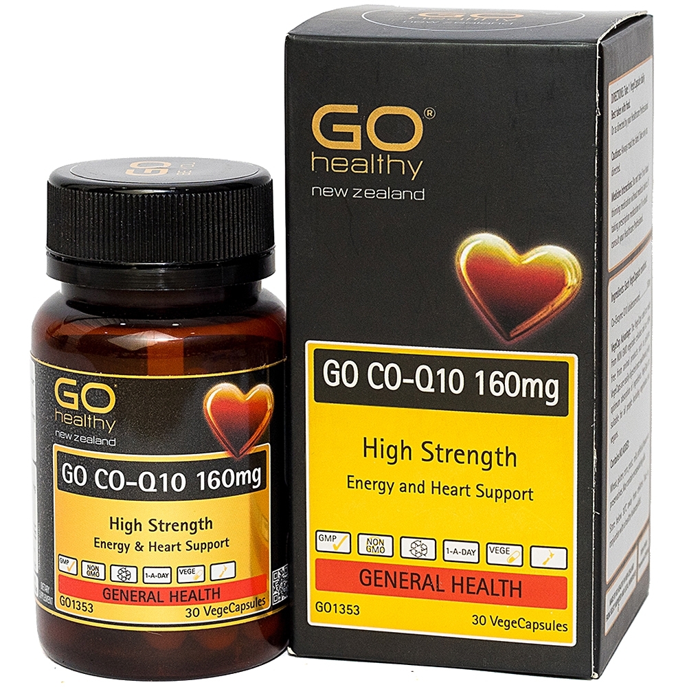 Hình ảnh Viên uống Go Co-Q10 160mg hỗ trợ giảm quá trình lão hóa tim mạch (30 viên)