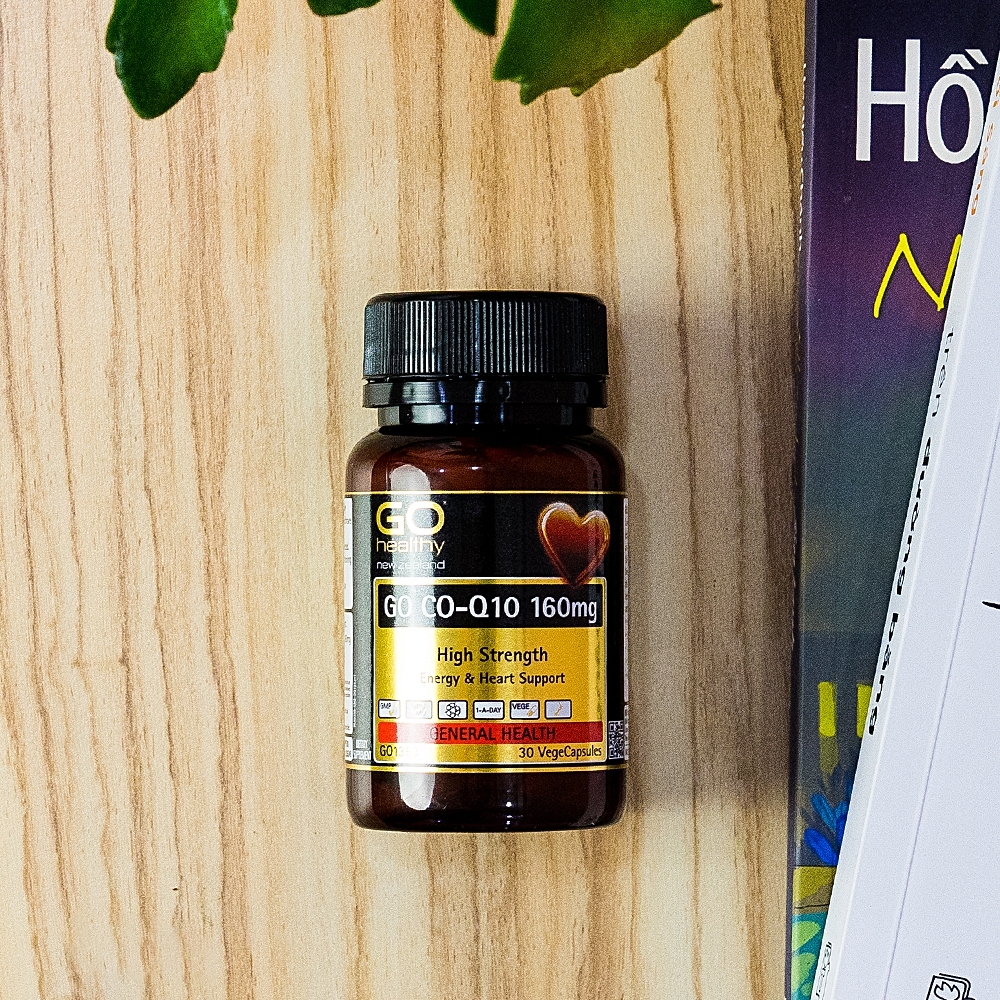 Hình ảnh Viên uống Go Co-Q10 160mg hỗ trợ giảm quá trình lão hóa tim mạch (30 viên)