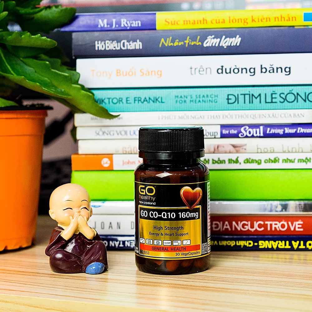 Hình ảnh Viên uống Go Co-Q10 160mg hỗ trợ giảm quá trình lão hóa tim mạch (30 viên)