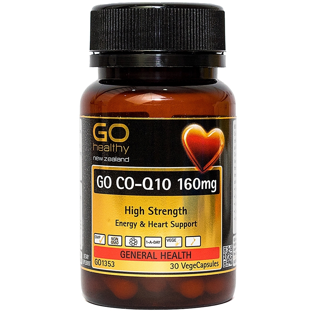Hình ảnh Viên uống Go Co-Q10 160mg hỗ trợ giảm quá trình lão hóa tim mạch (30 viên)