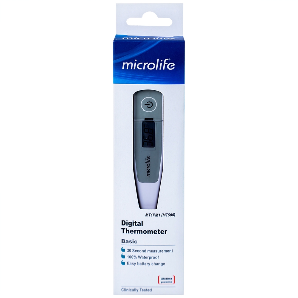 Hình ảnh Nhiệt kế điện tử Microlife MT500 đo nhiệt độ nhanh trong 30 giây, chống thấm nước