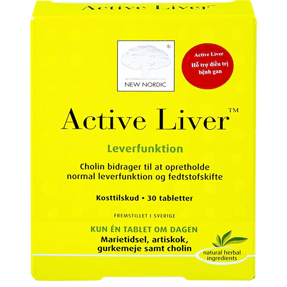 Hình ảnh Viên uống Active Liver hỗ trợ điều trị bệnh gan (2 vỉ x 15 viên)
