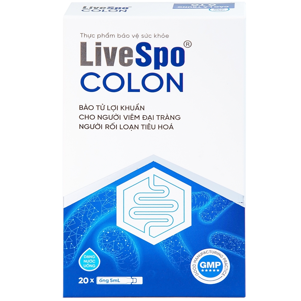 Hình ảnh Dung dịch LiveSpo Colon bổ sung vi sinh vật có lợi, kích thích và tăng cường tiêu hóa (20 ống x 5ml)