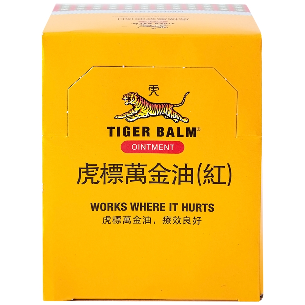 Hình ảnh Thuốc mỡ Tiger Balm Red Ointment Haw Par giảm đau và nhức cơ, bong gân (19,4g)