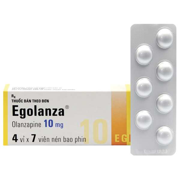 Hình ảnh Thuốc Egolanza Egis Pharma điều trị tâm thần phân liệt, bệnh lưỡng cực (4 vỉ x 7 viên)