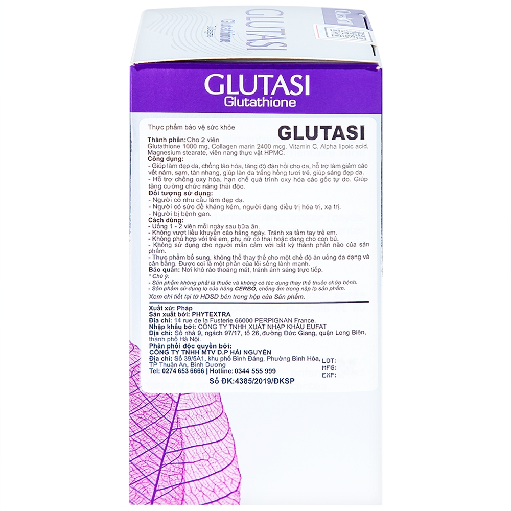 Hình ảnh Thực phẩm bảo vệ sức khoẻ Glutasi