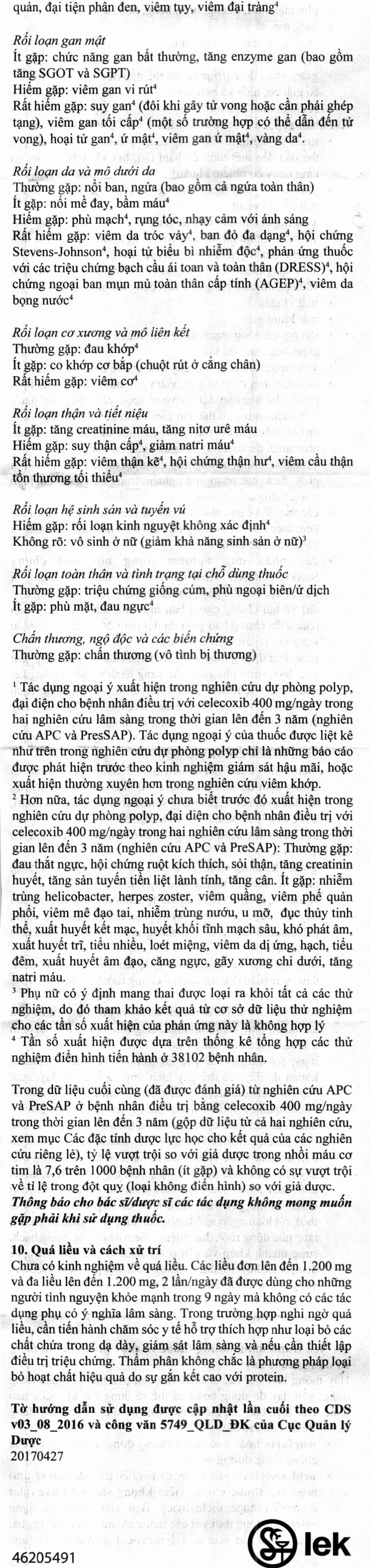 Hình ảnh Thuốc Cofidec 200mg Sandoz giảm đau và giảm sưng mô mềm trong bệnh thoái hóa khớp (2 vỉ x 10 viên)